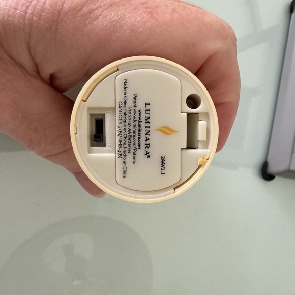 Gray Metal Lantern with Luminaria Candle - Picture 4 of 5